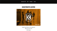 Desktop Screenshot of kunstroute-leuven.be