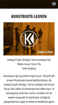 Mobile Screenshot of kunstroute-leuven.be
