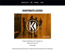 Tablet Screenshot of kunstroute-leuven.be